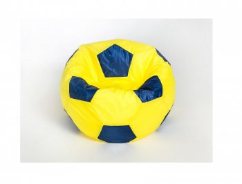 Кресло-мешок Мяч малый желто-синее в Магнитогорске - magnitogorsk.mebel-74.com | фото