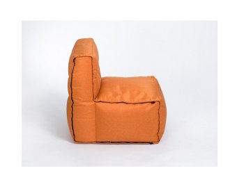 Модульное кресло Комфорт Колор прямое оранжевое в Магнитогорске - magnitogorsk.mebel-74.com | фото