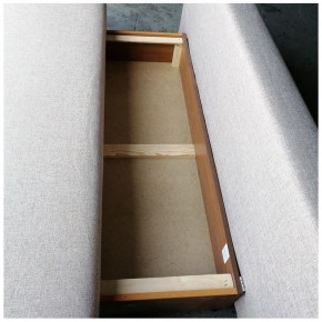 Диван-кровать Комфорт без подлокотников BALTIC BITTER (2 подушки) в Магнитогорске - magnitogorsk.mebel-74.com | фото