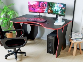 Компьютерный стол КЛ №9.0 (Черный/Красный) в Магнитогорске - magnitogorsk.mebel-74.com | фото