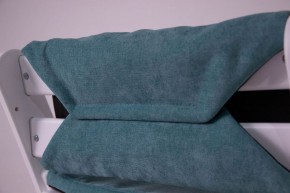 Комплект растущий стул и подушки Конёк Горбунёк Комфорт  (Бело-синий, Волна) в Магнитогорске - magnitogorsk.mebel-74.com | фото