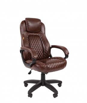 Кресло для руководителя  CHAIRMAN 432 (Экокожа коричневая) в Магнитогорске - magnitogorsk.mebel-74.com | фото