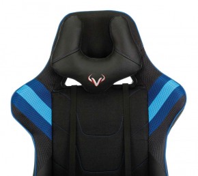 Кресло игровое Бюрократ VIKING 4 AERO BLUE черный/синий в Магнитогорске - magnitogorsk.mebel-74.com | фото