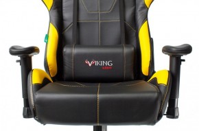 Кресло игровое Бюрократ VIKING 5 AERO YELLOW черный/желтый в Магнитогорске - magnitogorsk.mebel-74.com | фото