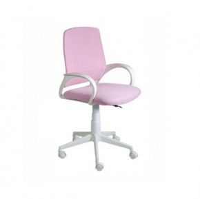 Кресло Ирис White сетка/ткань розовая в Магнитогорске - magnitogorsk.mebel-74.com | фото
