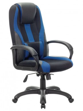 Кресло компьютерное BRABIX PREMIUM "Rapid GM-102" (экокожа/ткань, черное/синее) 532106 в Магнитогорске - magnitogorsk.mebel-74.com | фото