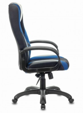 Кресло компьютерное BRABIX PREMIUM "Rapid GM-102" (экокожа/ткань, черное/синее) 532106 в Магнитогорске - magnitogorsk.mebel-74.com | фото