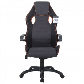 Кресло компьютерное BRABIX Techno Pro GM-003 (ткань черное/серое, вставки оранжевые) 531813 в Магнитогорске - magnitogorsk.mebel-74.com | фото