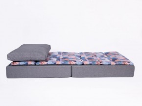 Кресло-кровать бескаркасное Харви (коричневый-геометрия браун) в Магнитогорске - magnitogorsk.mebel-74.com | фото