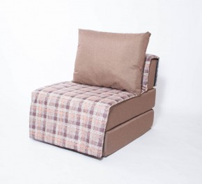 Кресло-кровать бескаркасное Харви (коричневый-квадро беж) в Магнитогорске - magnitogorsk.mebel-74.com | фото