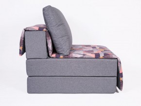 Кресло-кровать бескаркасное Харви (серый-сноу манго) в Магнитогорске - magnitogorsk.mebel-74.com | фото