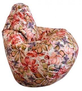Кресло-мешок Цветы L в Магнитогорске - magnitogorsk.mebel-74.com | фото