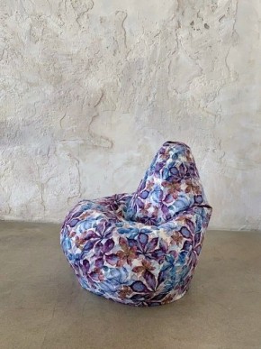 Кресло-мешок Цветы L в Магнитогорске - magnitogorsk.mebel-74.com | фото