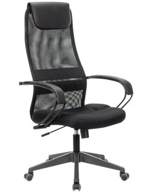 Кресло офисное BRABIX PREMIUM "Stalker EX-608 PL" (ткань-сетка/кожзам, черное) 532090 в Магнитогорске - magnitogorsk.mebel-74.com | фото