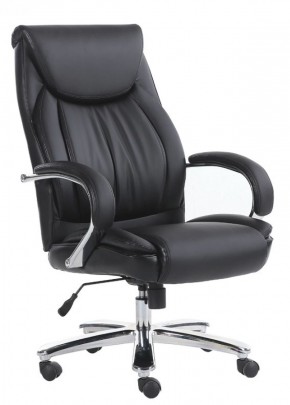 Кресло офисное BRABIX "Advance EX-575" (хром/экокожа/черное) 531825 в Магнитогорске - magnitogorsk.mebel-74.com | фото