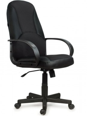 Кресло офисное BRABIX "City EX-512" (кожзам черный, ткань черная) 531407 в Магнитогорске - magnitogorsk.mebel-74.com | фото