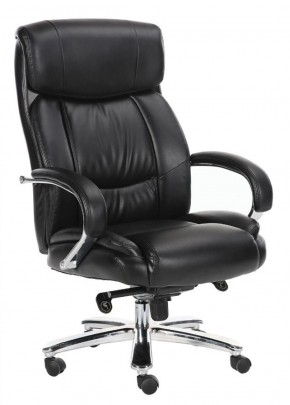Кресло офисное BRABIX "Direct EX-580" (хром/рециклированная кожа/черное) 531824 в Магнитогорске - magnitogorsk.mebel-74.com | фото
