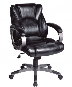 Кресло офисное BRABIX "Eldorado EX-504", экокожа, черное, 530874 в Магнитогорске - magnitogorsk.mebel-74.com | фото