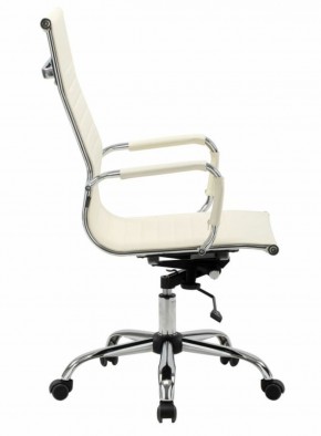 Кресло офисное BRABIX "Energy EX-509" (экокожа, хром, бежевое) 531166 в Магнитогорске - magnitogorsk.mebel-74.com | фото