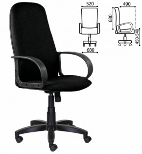 Кресло офисное BRABIX "Praktik EX-279" (ткань/кожзам, черное) 532017 в Магнитогорске - magnitogorsk.mebel-74.com | фото