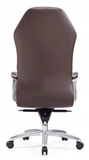 Кресло руководителя Бюрократ _AURA/BROWN коричневый в Магнитогорске - magnitogorsk.mebel-74.com | фото