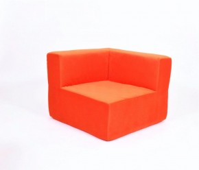 Кресло-угловое-модуль бескаркасное Тетрис 30 (Оранжевый) в Магнитогорске - magnitogorsk.mebel-74.com | фото