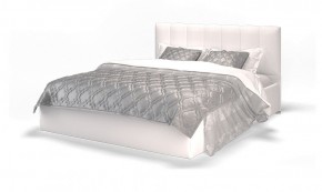 Кровать Элен 1600 + основание с ПМ (Vega white) белый в Магнитогорске - magnitogorsk.mebel-74.com | фото