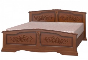 ЕЛЕНА Кровать из массива 1200 (Орех) в Магнитогорске - magnitogorsk.mebel-74.com | фото
