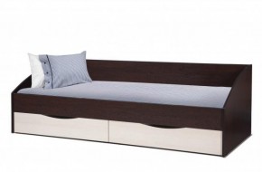 Кровать одинарная "Фея - 3" симметричная New (2000Х900) венге/вудлайн кремовый в Магнитогорске - magnitogorsk.mebel-74.com | фото
