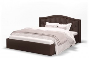 Кровать Стелла 1400*2000 + ПМ (Лесмо brown) коричневый в Магнитогорске - magnitogorsk.mebel-74.com | фото