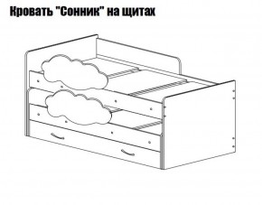 Кровать выкатная Соник (800*1900) в Магнитогорске - magnitogorsk.mebel-74.com | фото