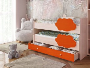 Кровать выкатная Соник на щитах (800*1600) с бортиком + ящик в Магнитогорске - magnitogorsk.mebel-74.com | фото