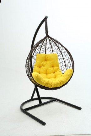 Подвесное кресло Бароло (коричневый/желтый) в Магнитогорске - magnitogorsk.mebel-74.com | фото