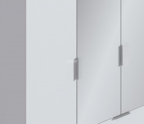 Шкаф 4х дверный с зеркалами Николь СБ-2595/1 (Белый) в Магнитогорске - magnitogorsk.mebel-74.com | фото