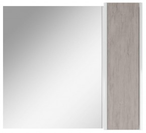 Шкаф-зеркало Uno 80 Дуб серый левый/правый Домино (DU1504HZ) в Магнитогорске - magnitogorsk.mebel-74.com | фото