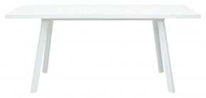 Стол ФИН 120 Белый, стекло/ Белый каркас М-City в Магнитогорске - magnitogorsk.mebel-74.com | фото