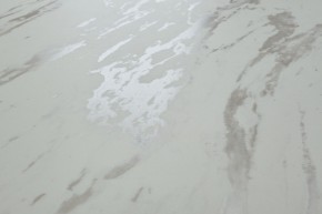 Стол RIETI 200 KL-99 Белый мрамор матовый, итальянская керамика / черный каркас, ®DISAUR в Магнитогорске - magnitogorsk.mebel-74.com | фото