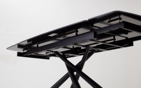 Стол RIVOLI 140 MATT BLACK MARBLE SOLID CERAMIC / BLACK, ®DISAUR в Магнитогорске - magnitogorsk.mebel-74.com | фото