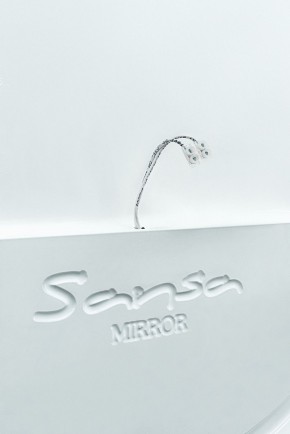 Зеркало Gia 75 white с подсветкой Sansa (SGa1044Z) в Магнитогорске - magnitogorsk.mebel-74.com | фото
